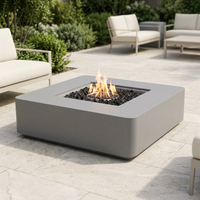 The Outdoor Plus 60" Bayside Fire Pit — Powder Coat — patio view