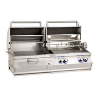Fire Magic A830i Aurora Built-In Gas & Charcoal Grill — manufacturer view 2