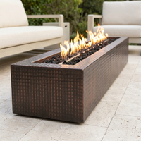 The Outdoor Plus 60" Eaves Fire Pit — Hammered Copper — alternate view