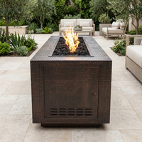The Outdoor Plus 84" Pismo Fire Pit — Hammered Copper — alternate view