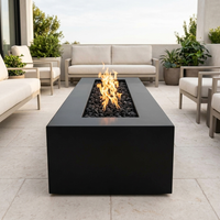 The Outdoor Plus 60" Regal Fire Pit — Powder Coat — Match Lit w/ Flame Sense — alternate view