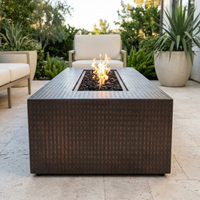 The Outdoor Plus 54" Regal Fire Pit — Hammered Copper — alternate view