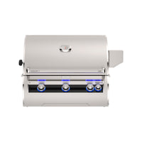 Fire Magic Echelon Diamond E660i Built-In Gas Grill — Analog Control — manufacturer view, solid hood