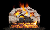 18" Charred Burnt Aspen Vented Gas Log Set | Real Fyre