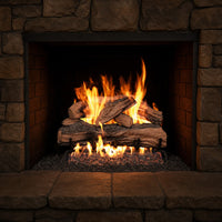 18" Split Oak Designer Plus ANSI Vented Gas Log Set | Real Fyre