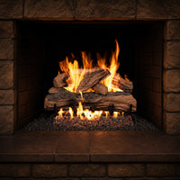 18" Split Oak Designer Plus ANSI Vented Gas Log Set | Real Fyre