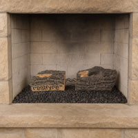 18" White Birch Vented Gas Log Set | Real Fyre