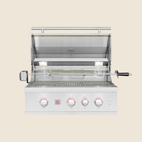 Summerset TRL Pro 32" 3-Burner Built-In Gas Grill with Infrared Rear Burner & Rotisserie Kit