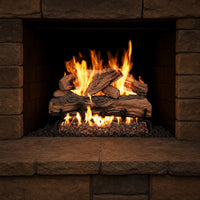 20" Split Oak Designer Plus ANSI Vented Gas Log Set | Real Fyre