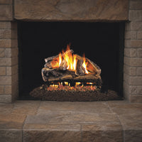 30" Rugged Split Oak Vented Gas Log Set | Real Fyre