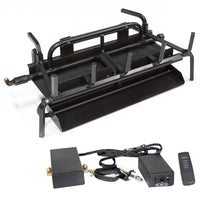 Grand Canyon 24" Assembled See-Through 3-Burner System — Propane, Electronic Ignition with Remote