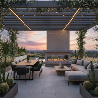 Majestic Lanai 60" See-Through Outdoor Linear Gas Fireplace - Model ODLANAIGST-60