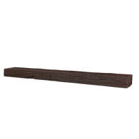 Smokehouse Non-Combustible Concrete Mantel Shelf Roasted Chestnut Finish