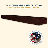 Classic Wood Mantel Shelf Kit Cherry