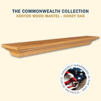 Kenton Wood Mantel Shelf Kit Honey Oak