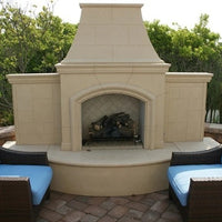 American Fyre Designs Grand Phoenix 113" Vented Outdoor Gas Fireplace