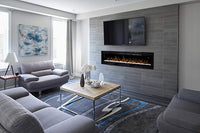 Prism Linear 50" Electric Fireplace - Acrylic Ice - Model BLF5051