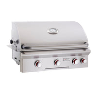 American Outdoor Grill 30-Inch T-Series 3-Burner Built-In Natural Gas Grill with Rotisserie Backburner