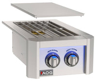 American Outdoor Grill Built-In Double Side Burner - 25,000 BTU Natural Gas