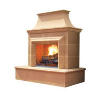 American Fyre Designs Reduced Cordova 82" Vent-Free Outdoor Gas Fireplace