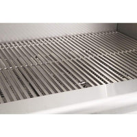 American Outdoor Grill 24" L-Series 2-Burner Natural Gas Grill on In-Ground Post with Rotisserie & Back Burner