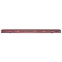 Custom Aged Iron Floating Mantel Shelf Non-Combustible | Stoll Industries