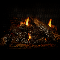 Empire Tahoe Clean-Face Luxury 42 straight-on with log set