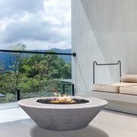 Embarcadero 60 60" Round Concrete Fire Pit Table | Prism Hardscapes — view 2