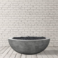Moderno IV Round Concrete Fire Pit Table | Prism Hardscapes — view 3