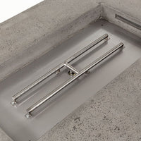 Tavola IV 38" Rectangle Concrete Fire Pit Table | Prism Hardscapes — view 9