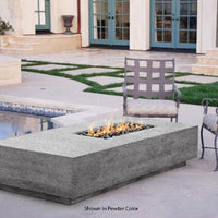Tavola V 38" Concrete Fire Pit Table | Prism Hardscapes — view 2