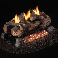 18" Evening Fyre Split See-Through Ventless Gas Logs | Real Fyre