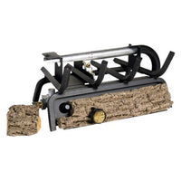 16" Peterson Valley Oak Refractory Ventless Gas Logs | Real Fyre