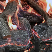 18" Glowfire Arizona Weathered Oak Charred Gas Log Set | Grand Canyon