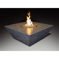 Grand Canyon Olympus Square 48" GFRC Gas Fire Table - Gray, Propane