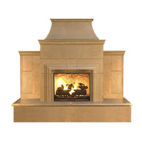 American Fyre Designs Grand Cordova 110" Vented Outdoor Gas Fireplace