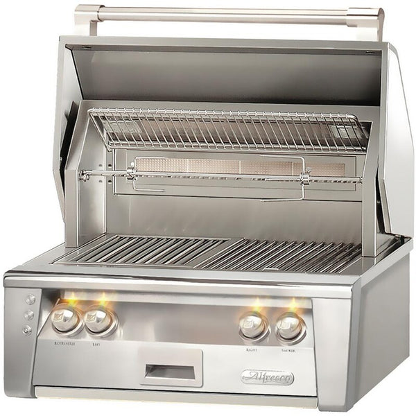 Alfresco ALXE 30-Inch Built-In Natural Gas Grill With Sear Zone And Rotisserie - ALXE-30SZ-NG + Install