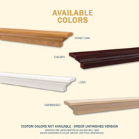 Madison Wood Mantel Shelf Kit Cherry
