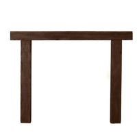 Hitching Post Non-Combustible Fireplace Surround Roasted Chestnut Finish