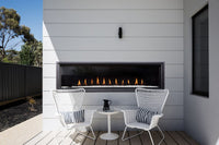 Montigo Delray 60" Direct Vent Linear Gas Fireplace - Model Delray 60
