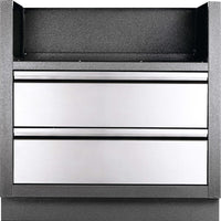 Napoleon OASIS 100 Outdoor Kitchen Island Bundle with Built-In 500 Series 32" Gas Grill - Stainless Steel