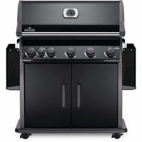 Napoleon Rogue XT 625 SIB Gas Grill with Infrared Side Burner - Black