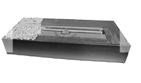 Grand Canyon Bedrock 96" Linear Vented Drop-In Burner & Case