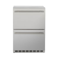 Summerset 24" Deluxe Outdoor-Rated 5.3 Cu. Ft. 2-Drawer Refrigerator
