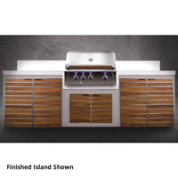 Summerset Madera 30" Horizontal Dry Storage Pantry - Stainless Steel & Ipe Wood
