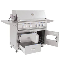 Summerset Deluxe Grill Cart for 40-Inch TRL Pro & TRL 38 Gas Grills