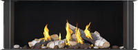 Napoleon Tall Bay Luxuria 50" 3-Sided Direct Vent Gas Fireplace - Model TLVX50LBN