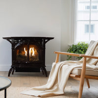 Empire Compact Cast Iron Vent-Free Gas Stove - Model VFD10CC
