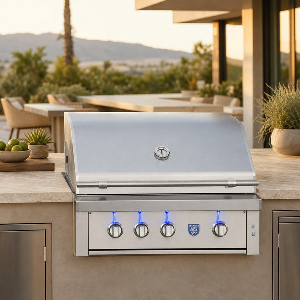 American Made Grills Estate 36" Built-In Gas Grill — lifestyle