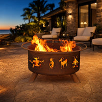 Kokopelli Fire Pit — lifestyle